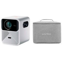 Wanbo Mozart 1 Protector ANSI FullHD 900 Lúmenes + Bolsa de Transporte Gris Claro