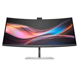 Monitor HP Serie 7 Pro 734pm 34" UltraWide QHD 120Hz IPS Curvo Thunderbolt 4, HDR400, 5 ms, FreeSync, Altavoces, Cámara 5 MP, KVM