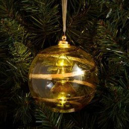 El Corte Inglés Bola de cristal con luz Árbol Navidad. Verde