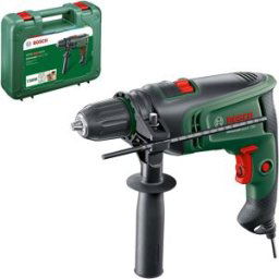 Bosch Taladro Percutor Eléctrico con cable a red Universal Impact 730 W con Maletín. Verde / Negro