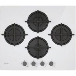 Candy Placa de gas , 4 quemadores, Blanco - CSG6DTW. Blanco