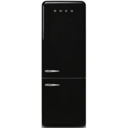 SMEG Frigorífico Combi Total No Frost, 481 litros, Negro, apertura a la derecha - FAB38RBL6. Negro