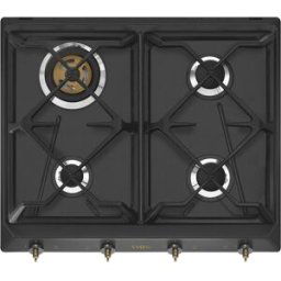SMEG Placa gas 4 quemadores - SRV864AOGH. Antracita