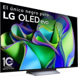 LG TV OLED 164 cm (65') OLED65C36LC evo 4K, Dolby Vision/Dolby ATMOS, Smart TV webOS23 (Reacondicionado Grado C). Plata oscuro
