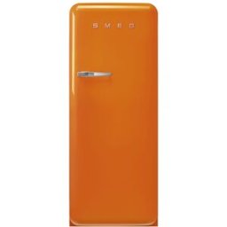 SMEG Frigorífico 1 puerta , Compresor Inverter, 270 litros, Naranja, apertura a la derecha - FAB28ROR6. Naranja