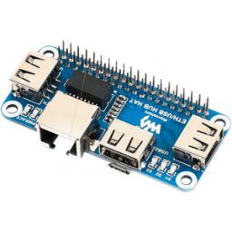 WAVESHARE RPIZ USB RJ45 - Raspberry Pi - USB/LAN hub (3+1), pHAT