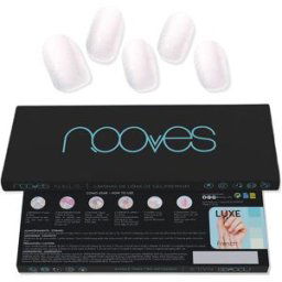 Nooves Láminas De Uñas De Gel perlé premium luxe cat #perlada blanco