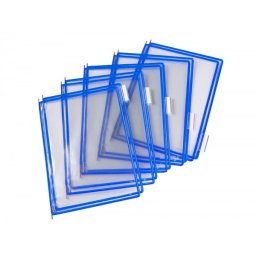 Funda para portacatalogo djois din a4 color azul pack de 10 unidades