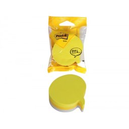 Blister papeleria 3m 2007sp cubo de notas post-it troquelado bocadillo 3 colores neon