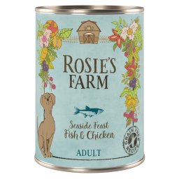 Pack ahorro Rosie's Farm 24 x 400 g - Pescado y pollo