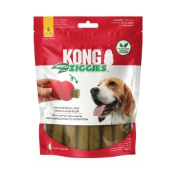 KONG Ziggies Enhanced - S: para perros pequeños de 3 a 9 kg (2 x 198 g) - Pack Ahorro