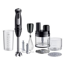 Batidora de inmersión Braun MultiQuick 5 Pro MQ55755M 1000W 25 velocidades negra