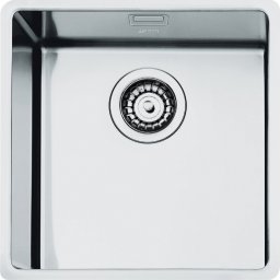 SMEG Fregadero bajo encimera - a ras VFU40SFR, Una cubeta, Inoxidable, acabado acero, 50 cm. Medidas 44x44X20