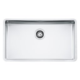 SMEG Fregadero bajo encimera - a ras VFU71SFR, Una cubeta, Inoxidable, acabado acero, 80 cm. Medidas 75X44X20