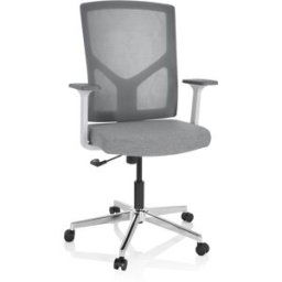 hjh OFFICE Silla Home Office Tela / Tejido de malla Gris