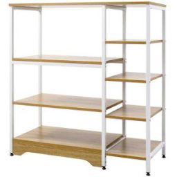 Homcom Estante de Cocina 90x40x95 cm Madera Natural