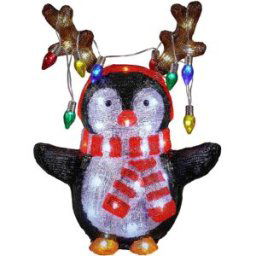 Luca Lighting Pingüino luminosa exterior 40 LED Alt. 42