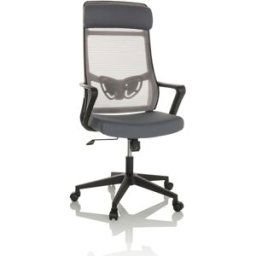 hjh OFFICE Silla Home Office Tela / Tejido de malla Gris