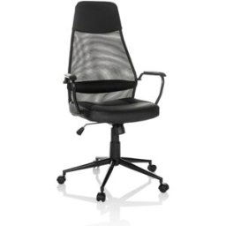 MyBuero Sillón de oficina Home Office Tela / Tejido de malla Negro