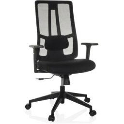 hjh OFFICE Silla de oficina profesional Tela / Tejido de malla Negro