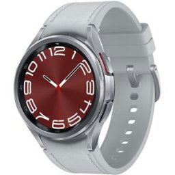 Samsung Galaxy Watch6 Classic 43mm Plata LTE Smartwatch (Reacondicionado Grado A). Plata