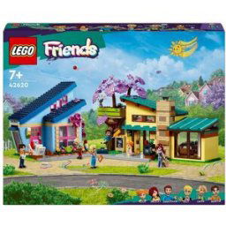 Lego Juguete de construcción Casas Familiares de Olly y Paisley Friends - 42620.