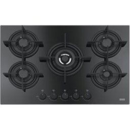 Franke Placa de gas con 5 quemadores - 1060374283. Negro