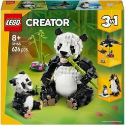 Lego Juego de construcción Fauna Salvaje: Familia de Pandas Creator - 31165.