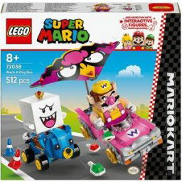 Lego Juego de construcción Mario Kart Wario y Rey Boo Super Mario - 72038.