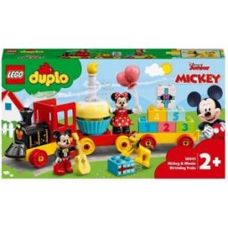 Lego Juguete de Construcción Educativo Tren de Cumpleaños de Mickey y Minnie con Pluto DUPLO - 10941.