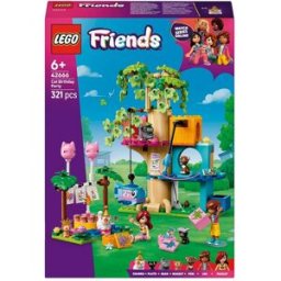 Lego Juego de construcción Fiesta de Cumpleaños y Casa del Árbol Felina Friends - 42666.