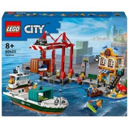 Lego Juguete de construcción Puerto Marítimo con Buque de Mercancías My City - 60422.