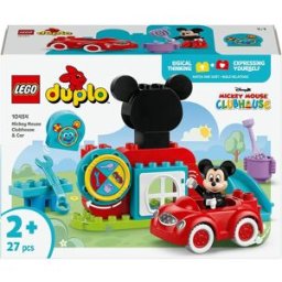 Lego Juego de construcción Casa y Coche de Mickey Mouse Duplo Disney - 10454.