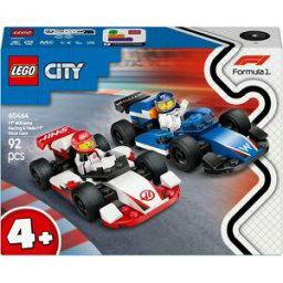 Lego Juego de construcción coches de F1® Williams Racing y Haas F1® City - 60464.