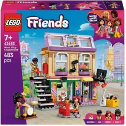 Lego Juego de construcción Tienda de Música y Apartamento Friends - 42653.