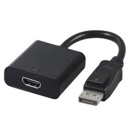 Adaptador DisplayPort Gembird A-DPM-HDMIF-002 DP a HDMI 0,1 m Negro RoHS