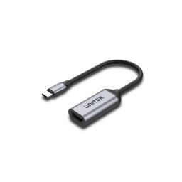 Adaptador USB Tipo C UNITEK V1420A a HDMI 4K 0,15 m gris aluminio