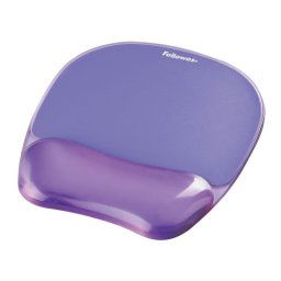 Alfombrilla Fellowes 9144104 Gel Violeta Descansa Muñecas Base Antiderrapante
