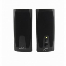 Altavoces Esperanza 2 vías alámbricos 6W para PC negro compactos