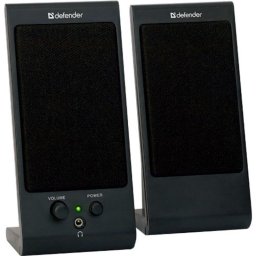 Altavoces Defender 2.0 Alámbricos 4 W con alimentación USB y salida auriculares