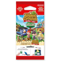 Nintendo Amiibo Pack 3 Tarjetas Animal Crossing New Leaf
