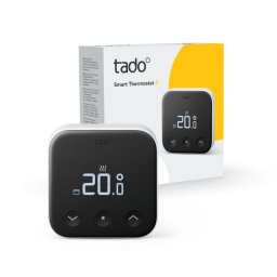 Tado X Termostato Inteligente Cableado Negro