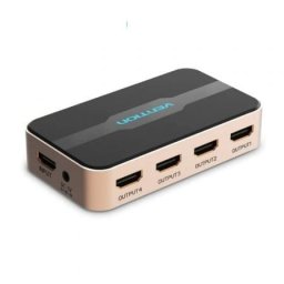 Duplicador HDMI VENTION ACCG0-EU 4x HDMI Hembra a HDMI Macho 4K Ultra HD ABS/Aluminio
