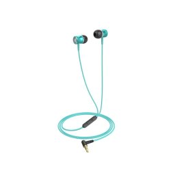 Auriculares Havit 6939119030155 con cable Jack 3,5 mm para música tipo in-ear azul