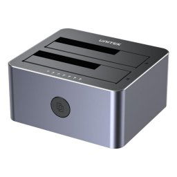 Caja externa UNITEK Y-3026GY01-EU Aluminio 2.5/3.5" Gris USB 3.2 Hot-Swap UASP