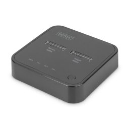 Estación de acoplamiento SSD M.2 NVMe Digitus DA-70889 USB-C Gen2 Clonado offline SD 8TB Negro
