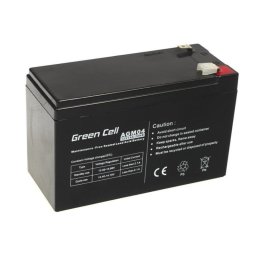 Batería Green Cell AGM04 12V 7Ah Plomo Sellada VRLA Negra para UPS y Alarmas