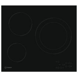 Indesit RI 360 C ES Placa Vitrocerámica 3 Zonas Negra
