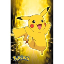 GB Eye Maxi Póster Pokémon Pikachu Neón 91.5x61cm