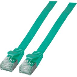 EFB-ELEKTRONIK EFB K5545GN.1 - Cable de parche plano Cat.6a, U/FTP, 1m, verde
